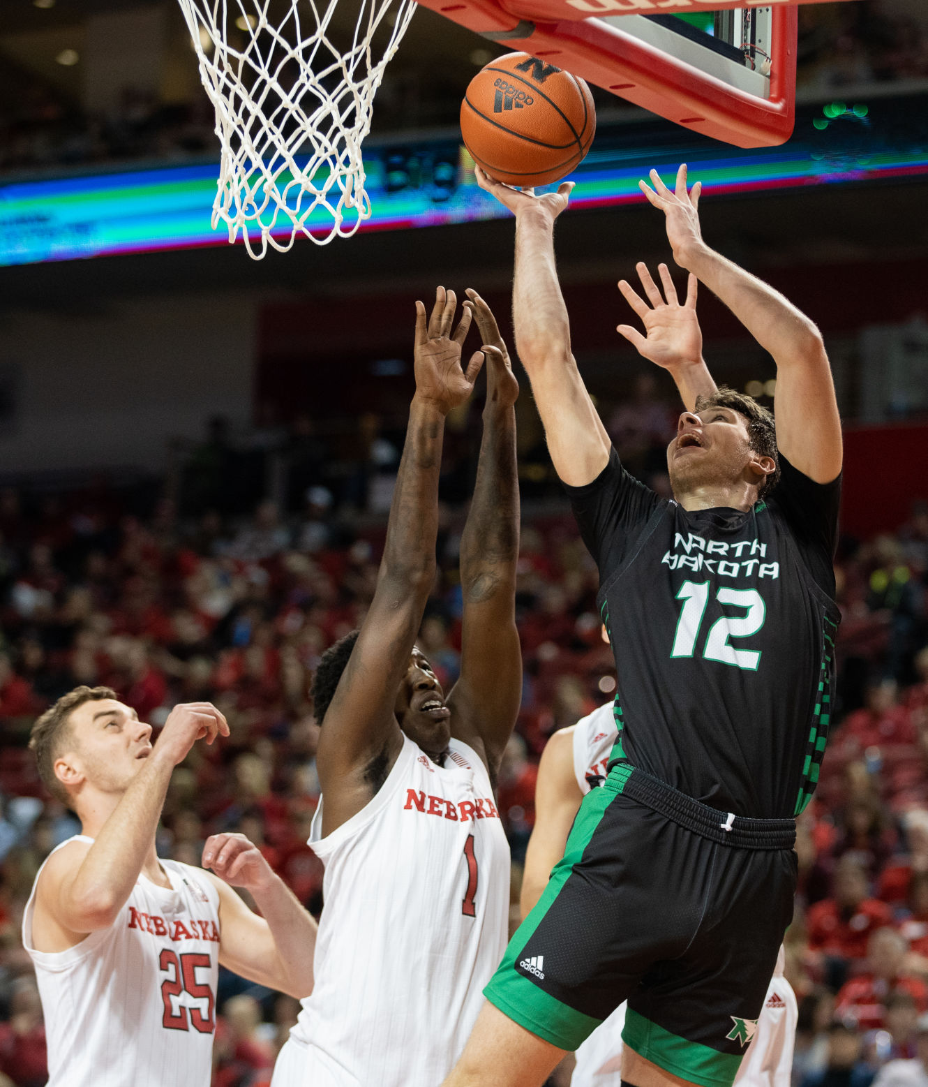 Nebraska Basketball vs. North Dakota Photo No. 10